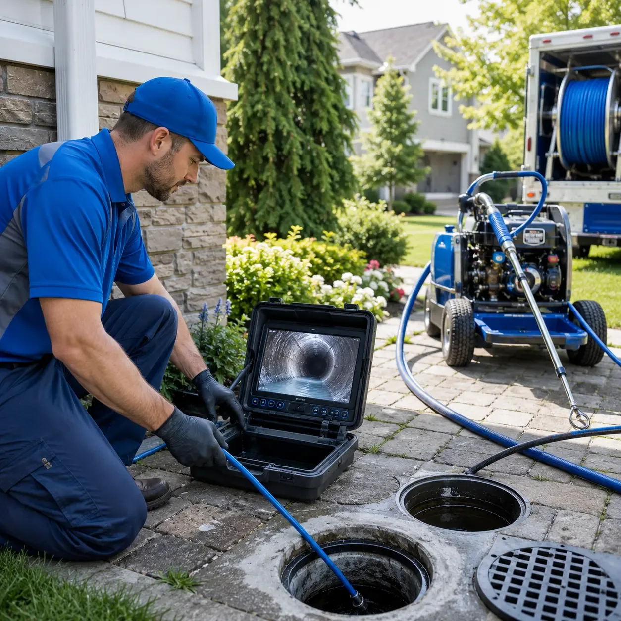 Outdoor drain cleaning professionals serving Tunnel Hill, GA